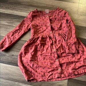 Casual Pink Ruffled Dress with Bohemian Flair